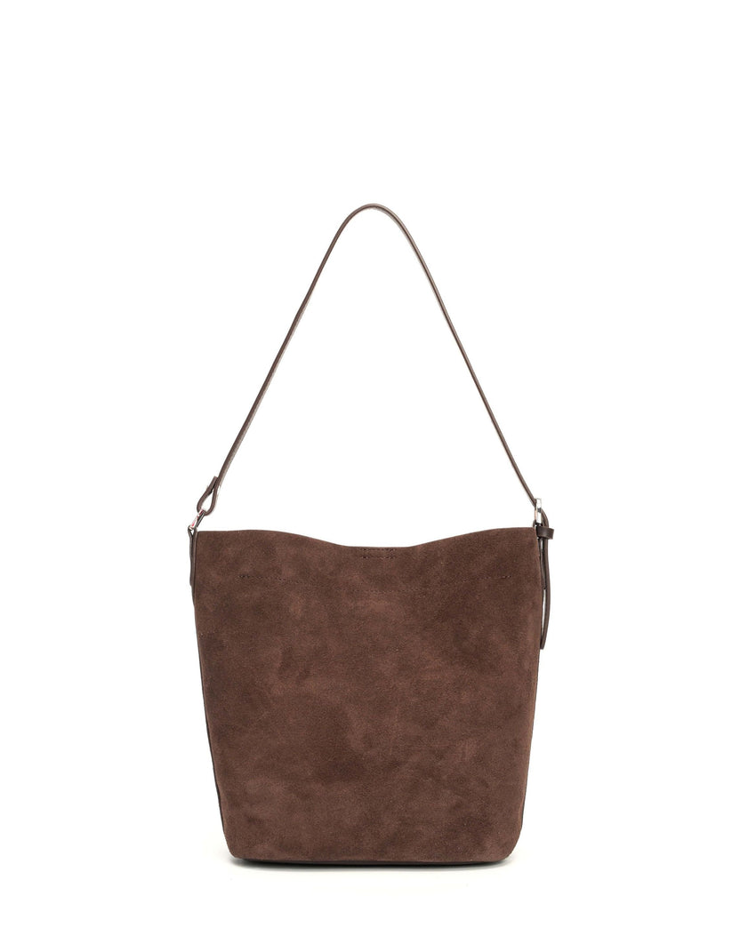 Miley Suede Bag - Chocolate
