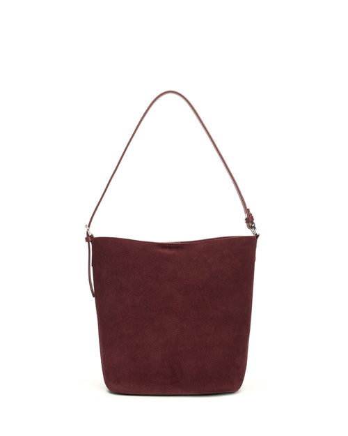 Miley Suede Bag - Burgundy