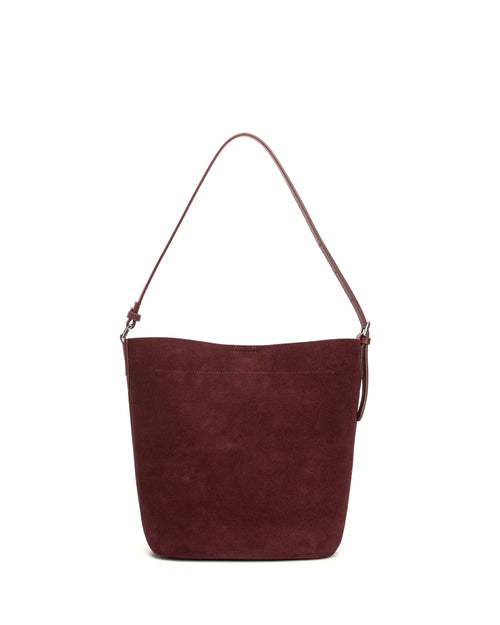 Miley Suede Bag - Burgundy