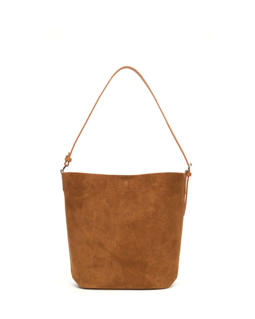 Miley Suede Bag - Caramel